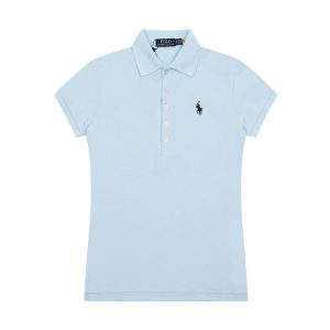Ralph Lauren Women’s Light Blue Short Sleeve Polo Shirt