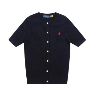 Ralph Lauren Men’s Black Short Sleeve Knit Cardigan