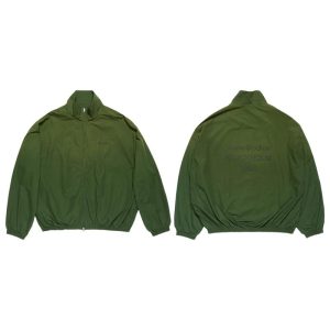 Acne Studios Green Zip Up Jacket Casual Outerwear