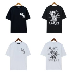 Amiri Graphic Logo Print Cotton T Shirt Short Sleeve