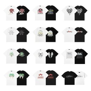 Amiri Graphic Logo T-Shirt Black White Cotton Tee