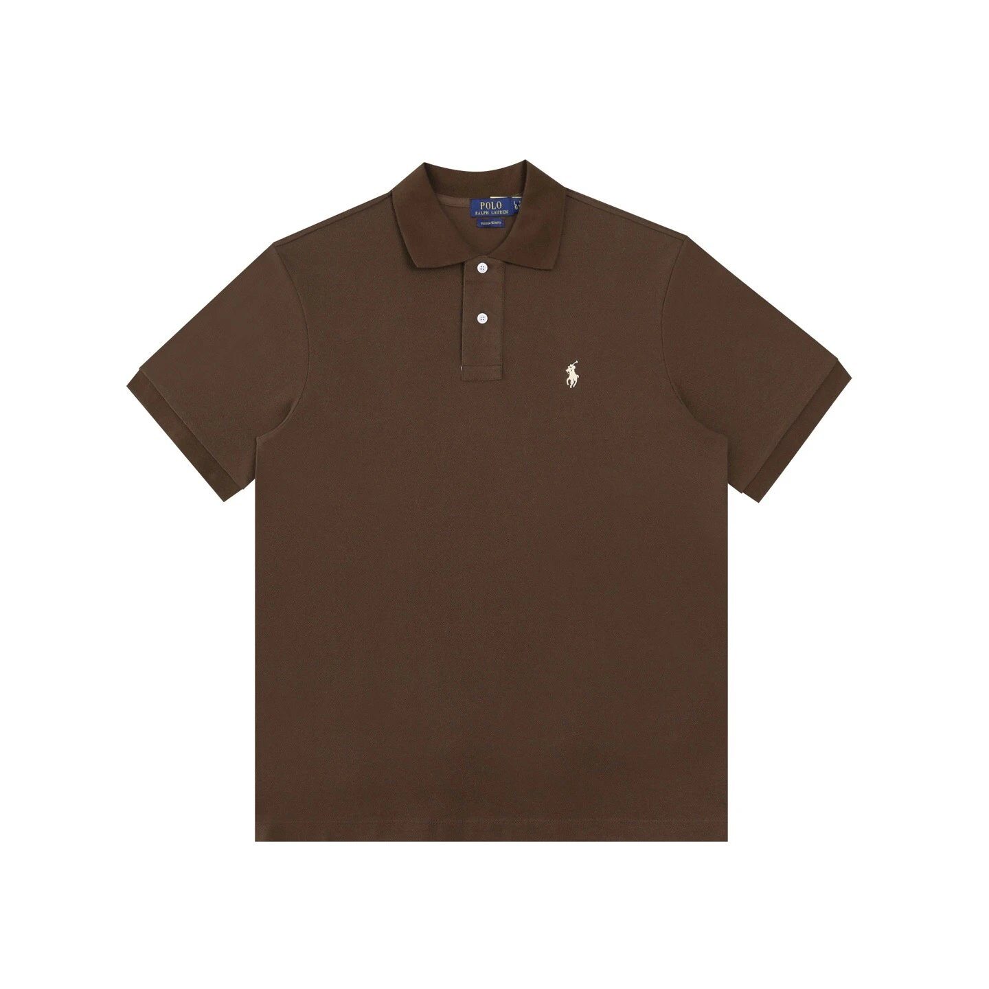 Ralph Lauren Men's Brown Short Sleeve Polo Shirt - Buy at OopBuy
