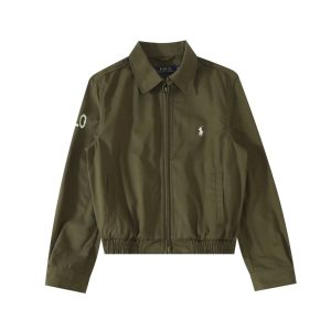 Ralph Lauren Men’s Olive Green Zip Bomber Jacket
