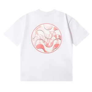 Amiri White Graphic Logo T-Shirt for Men