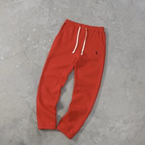 Polo Ralph Lauren Men’s Red Cotton Jogger Sweatpants