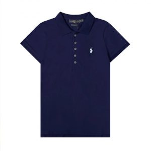 Ralph Lauren Navy Short Sleeve Slim Fit Polo Shirt