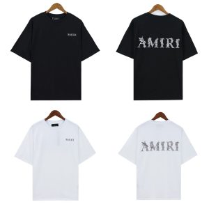 Amiri Logo Graphic Cotton T-Shirt Short Sleeve