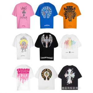 Chrome Hearts Graphic Cross Cotton T Shirt Streetwear Tee