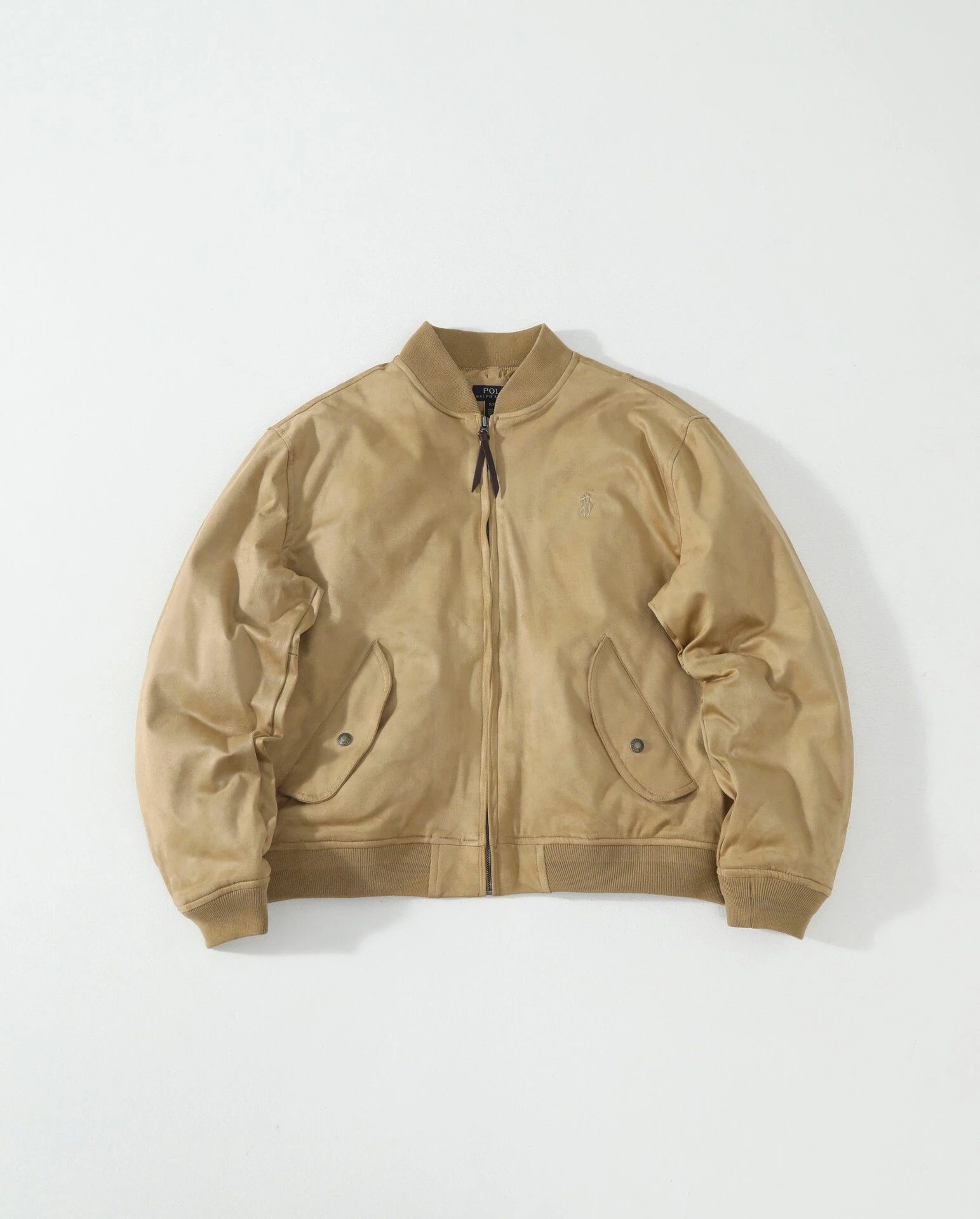 Ralph Lauren Men's Tan Lightweight Bomber Jacket - Buy at OopBuy