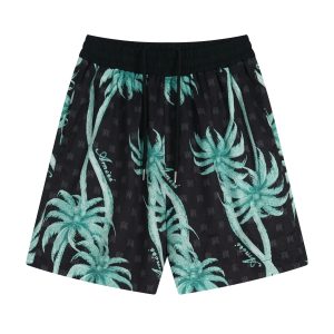 Amiri Tropical Print Men’s Black Casual Shorts
