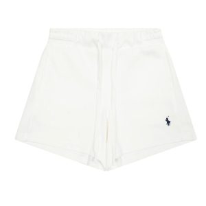 Polo Ralph Lauren White Drawstring Shorts