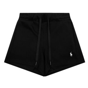 Polo Ralph Lauren Black Logo Drawstring Athletic Shorts