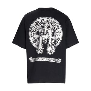 Chrome Hearts Horseshoe Cross Black T-Shirt