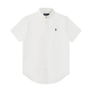 Polo Ralph Lauren White Short Sleeve Button Down Shirt