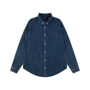 Ralph Lauren Men’s Long Sleeve Denim Button Down Shirt