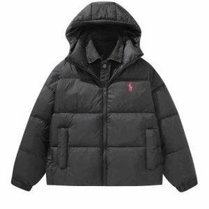 Polo Ralph Lauren Men’s Black Hooded Puffer Jacket