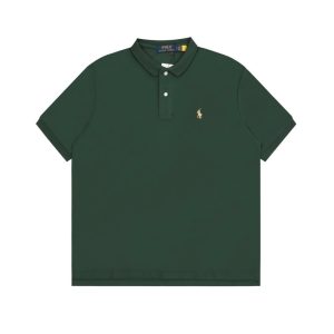 Ralph Lauren Men’s Green Polo Shirt Short Sleeve