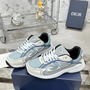 Dior B30 Blue White Mesh Leather Sneakers Shoes