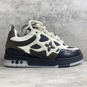 Louis Vuitton LV Trainer Navy Beige Sneakers