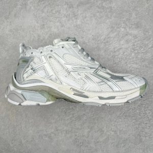 Balenciaga Runner White Grey Distressed Sneakers Shoes