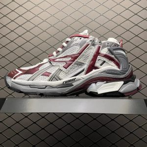 Balenciaga Runner Grey Red Mesh Sneakers