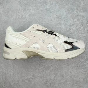 Asics Gel Cream White Mesh Running Shoes Trainers