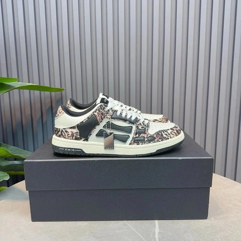 Amiri Leopard Print Low Top Skate Sneakers - Buy at OopBuy