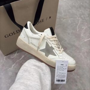 Golden Goose Ball Star White Silver Star Sneakers