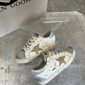 Golden Goose Superstar White Gold Star Sneakers