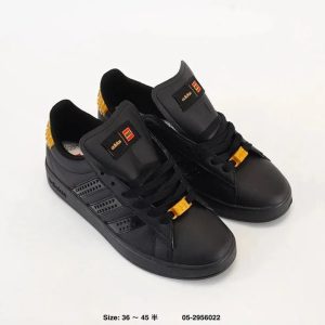 Adidas Black Low Top Casual Sneakers for Kids