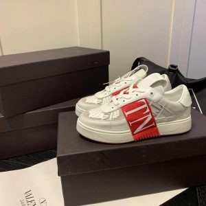 Valentino Garavani White Low Top Sneakers Shoes