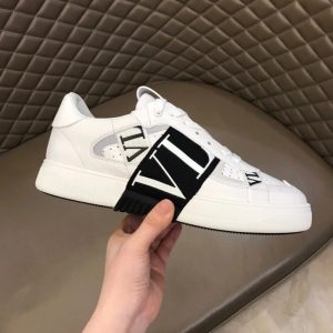 Valentino VL7N White Black Low Top Sneakers