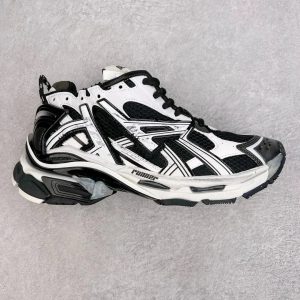 Balenciaga Runner White Black Mesh Sneakers Shoes