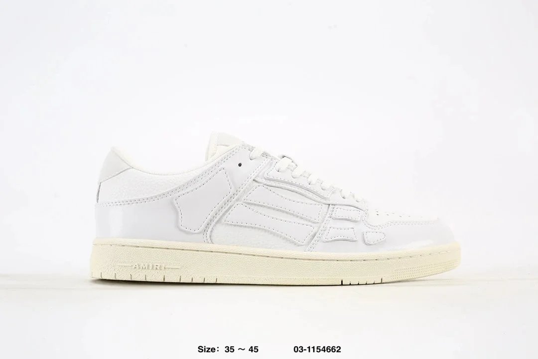 Amiri White Low Top Leather Sneakers - Buy at OopBuy