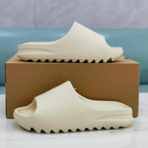 Yeezy Slide Bone White Slip-On Foam Sandals