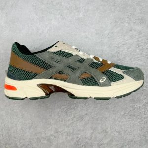Asics Gel-NYC Green Grey Retro Running Shoes