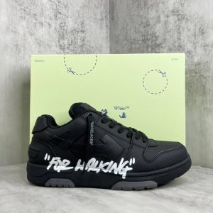 Off-White Out of Office Black Low Top Sneakers