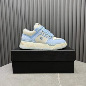 Amiri Skel Top Low Blue Beige Sneakers Shoes