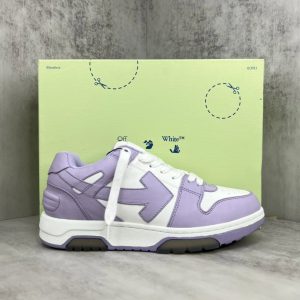 Off-White Out Of Office Purple White Sneakers