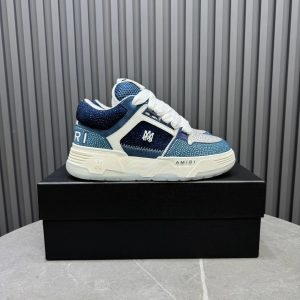 Amiri MA-1 Blue White Low Top Sneakers