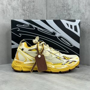 Off-White Yellow White Chunky Running Shoes Trainers