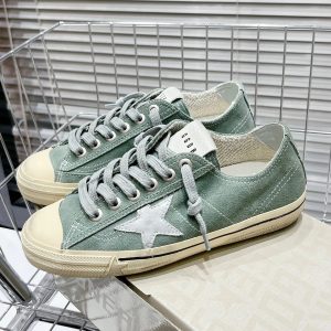 Golden Goose Green Star Low Top Casual Sneakers