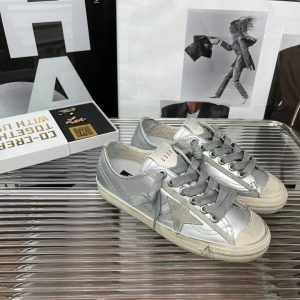 Golden Goose Silver Star Low Top Sneakers Shoes