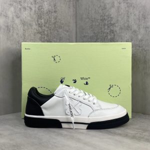 Off-White Low-Top Sneakers White Black Casual Street Shoes