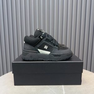 Amiri Black Low Top Sneakers Leather Shoes