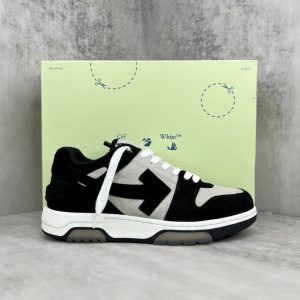 Off-White Black White Arrow Low-Top Casual Sneakers