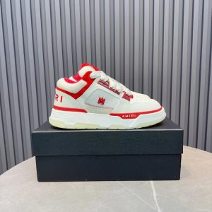 AMIRI Red White Low Top Casual Sneakers Shoes