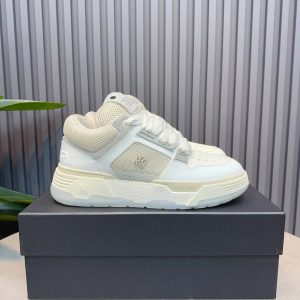 Amiri White Leather Low Top Sneakers Shoes
