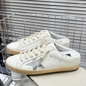 Golden Goose White Leather Star Sneakers Low Top Shoes