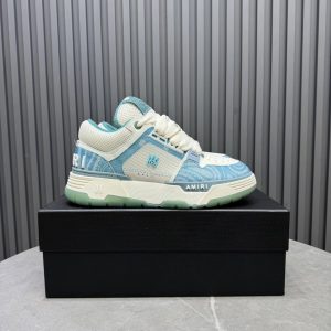 Amiri Skel Top Low Blue White Sneakers Shoes